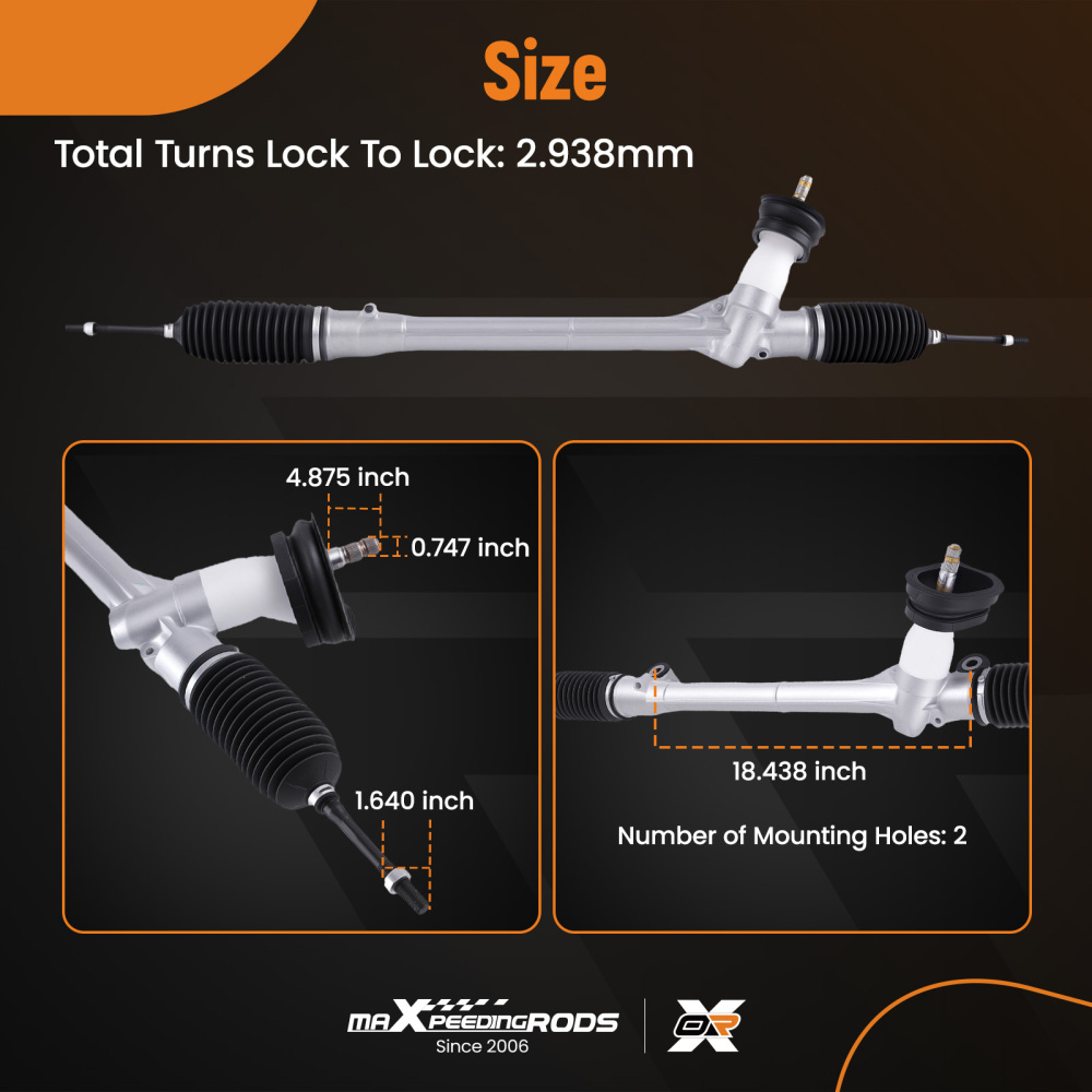 Power Steering RackPinion Assembly compatible for Nissan Versa 12-22 Versa Note 14-19