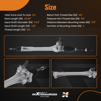 Power Steering Rack and Pinion compatible for Toyota RAV4 MK3 AWD RHD 2006-2012 45510-42010