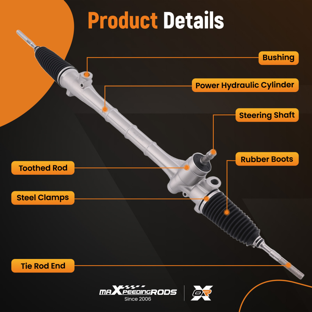 Power Steering Rack Pinion compatible for Lexus CT200h 2011-17 compatible for Toyota Prius 2010-15 1G26003