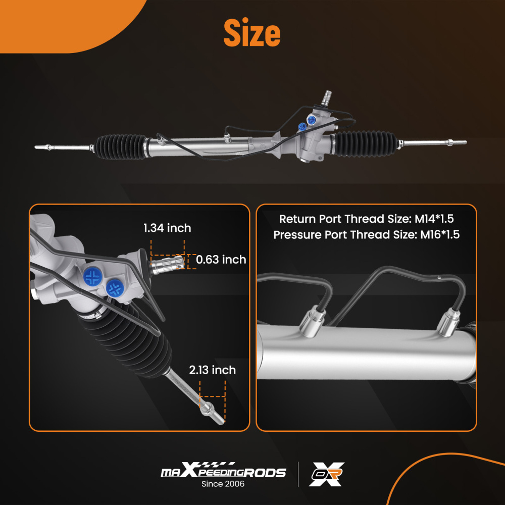 Power Steering RackPinion compatible for Nissan Sentra All Engine 1995-1999 26-1882 1.6L