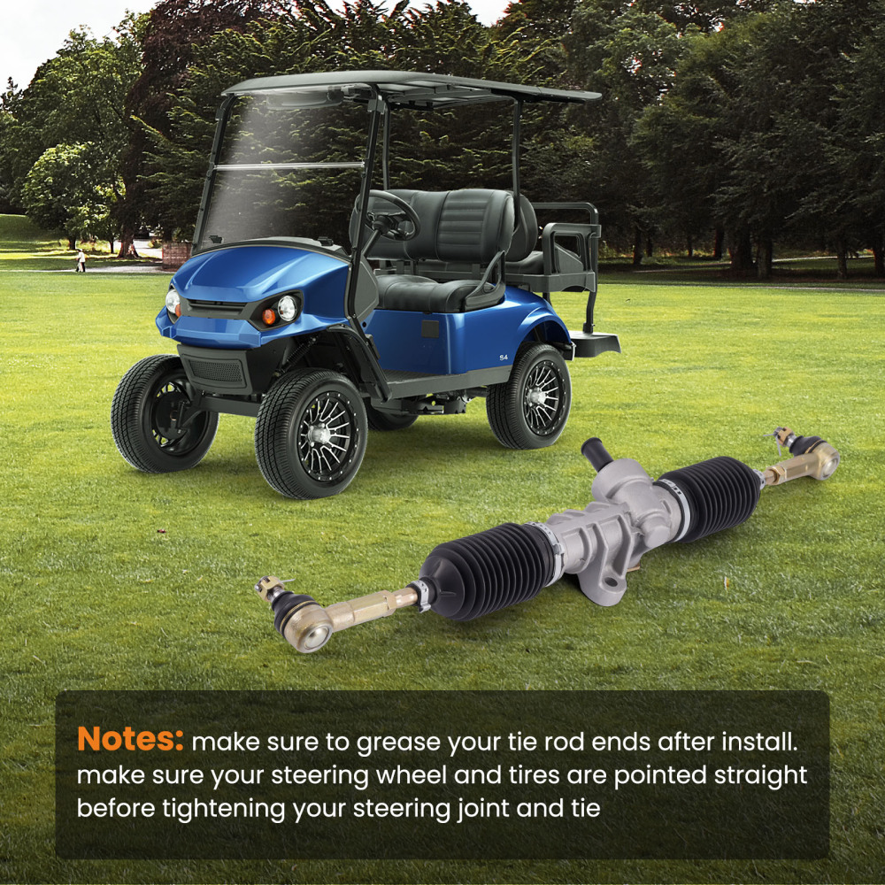 Cremallera de dirección compatible para EZGO RXV compatible para Golf Cart 2008-Up Gas Carros Eléctricos