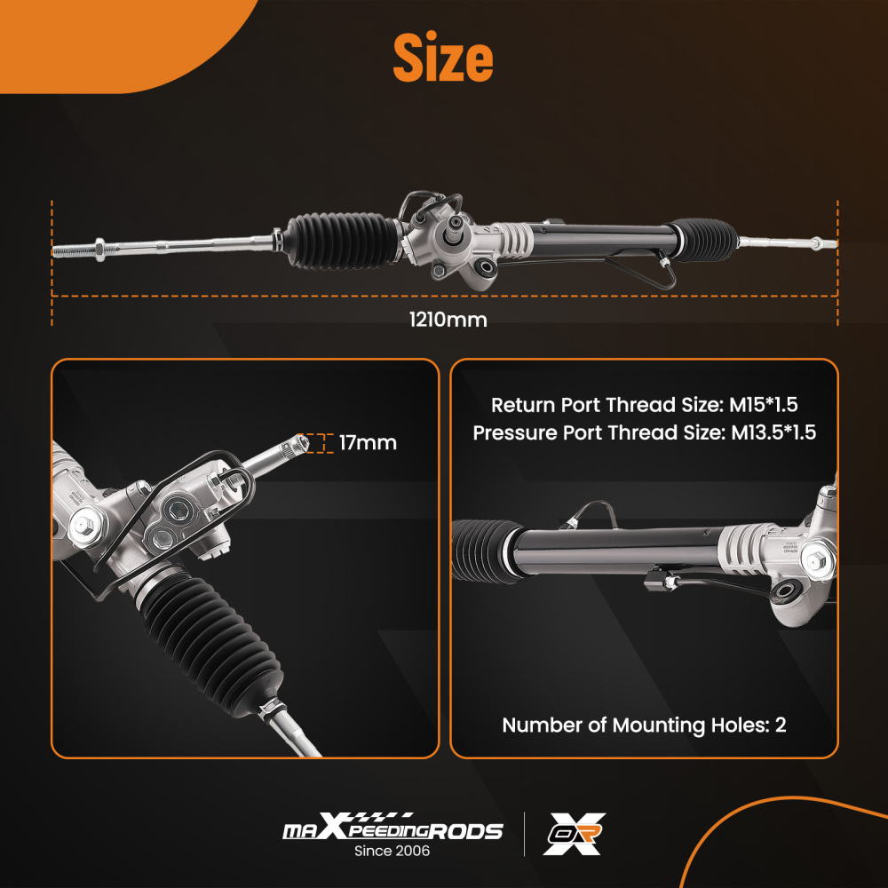 Power Steering Rack And Pinion compatible for Subaru Legacy Impreza Outback 2005-09