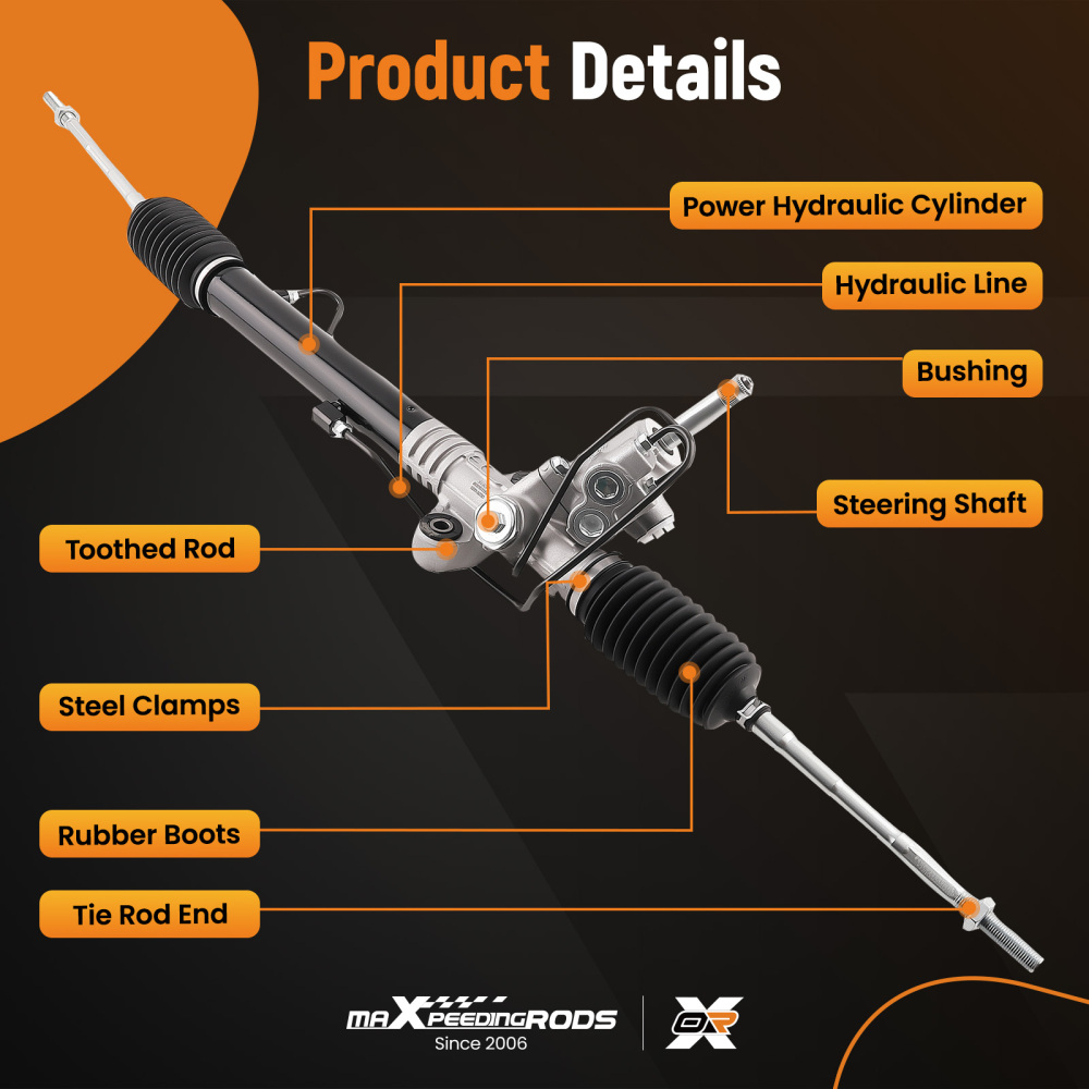 Power Steering Rack And Pinion compatible for Subaru Legacy Impreza Outback 2005-09