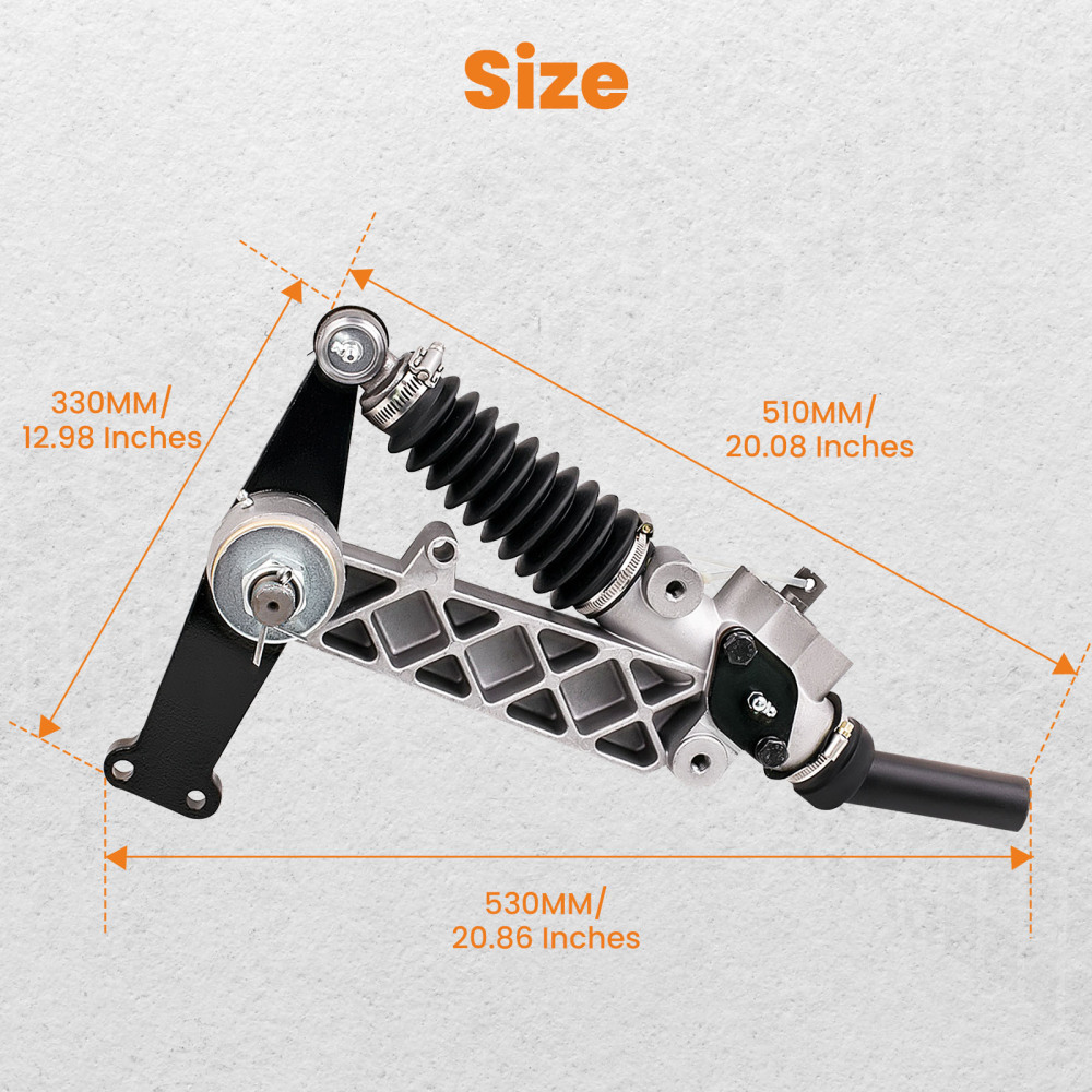 Compatible for EZGO TXT compatible for Golf Cart 1994 - 2001 Steering Gear Box Assembly 70314-G01 70314-G02