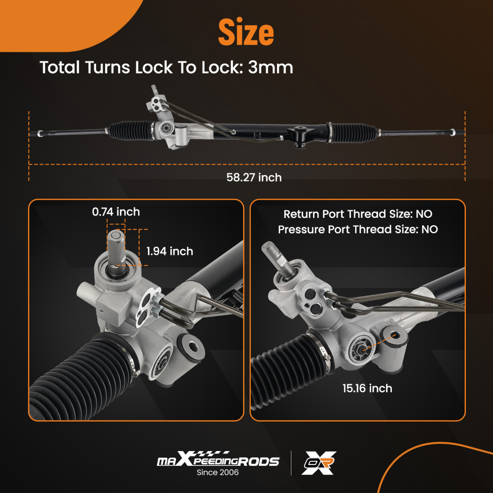 Steering gear for Ford Transit 2.2-3.2L 2006-2014 Bus/Kasten/Tourneo 1370704