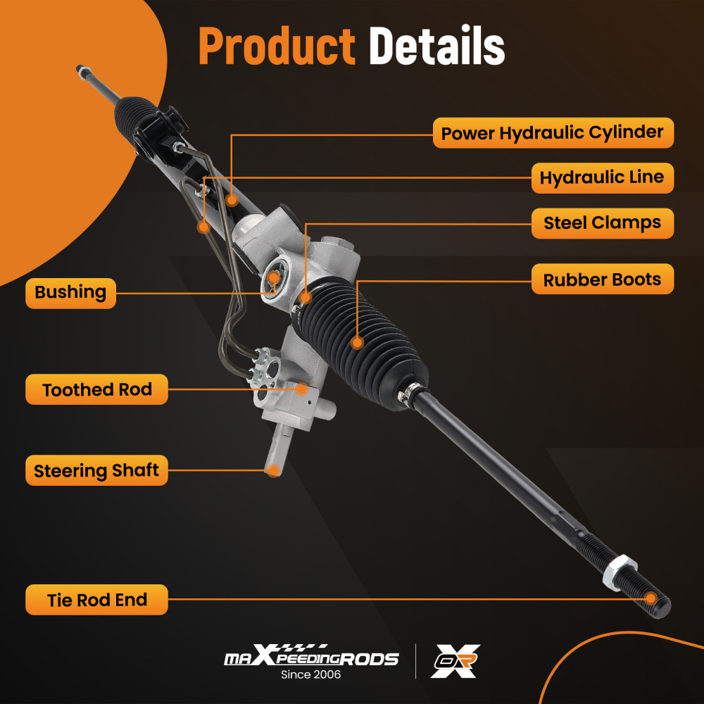 Steering gear for Ford Transit 2.2-3.2L 2006-2014 Bus/Kasten/Tourneo 1370704