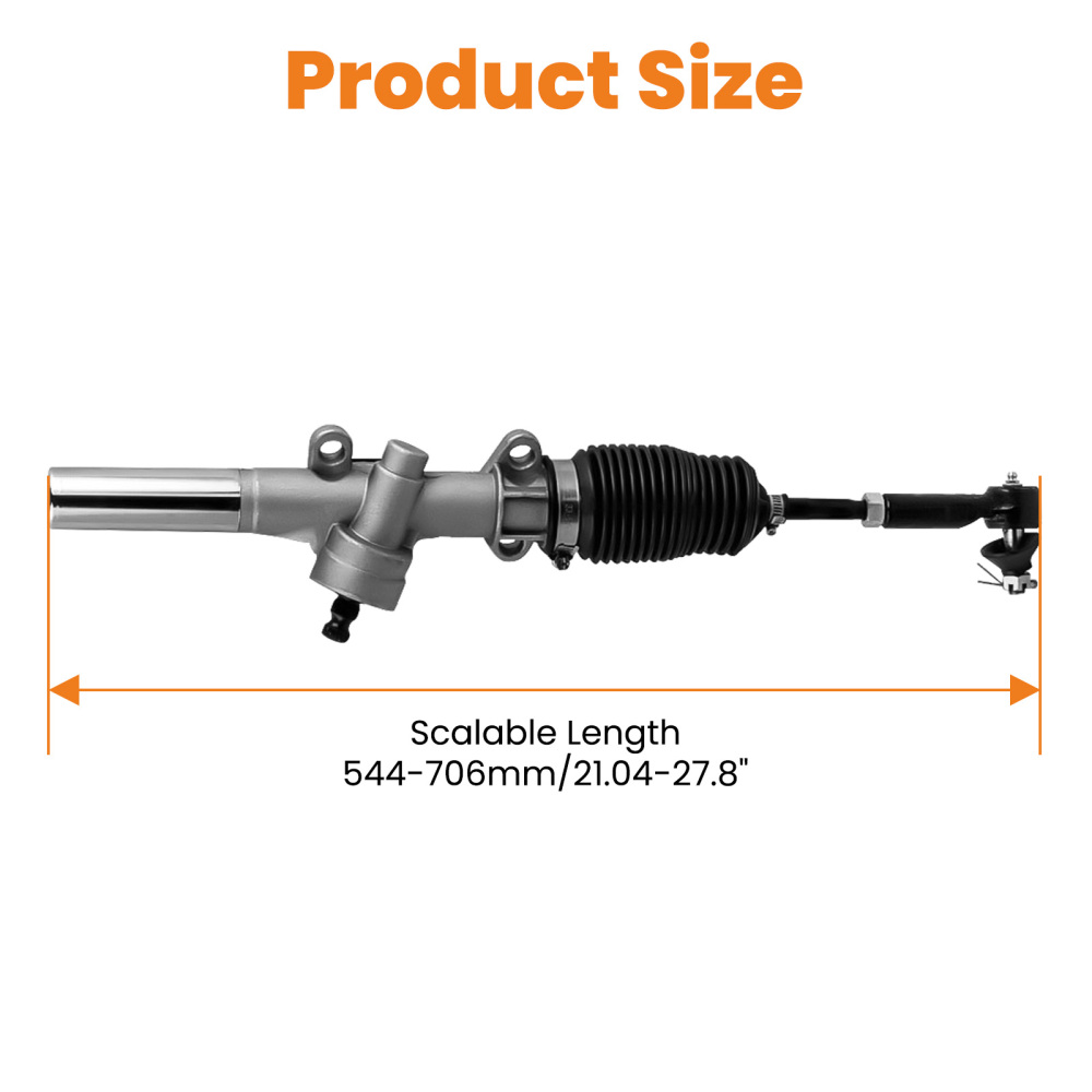 Steering Gear Box Rack and Pinion compatible for EZGO Golf Cart Car for Gaz 2001-UP 70964-G01