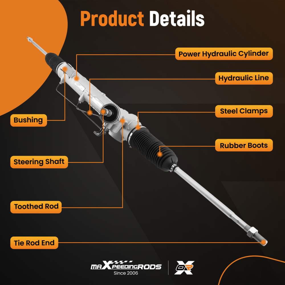 Crémaillère de Direction compatible pour Mercedes Sprinter 3-5,5T/Compatible pour VW Crafter 06-23 2E1419061