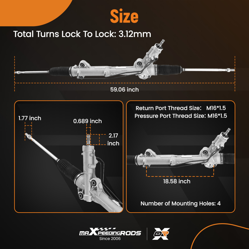 Scatola Sterzo compatibile per Mercedes Sprinter compatibile per VW Crafter 3-5,5T 2006-2023 2E1419061X
