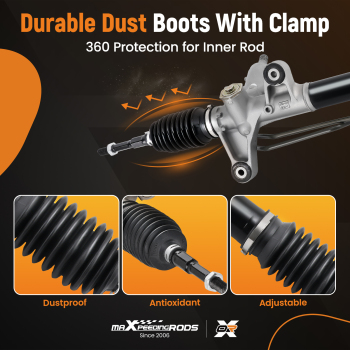 Complete Power Steering Rack and Pinion Assy compatible for Honda Civic DX GX 06-2011 1.8L