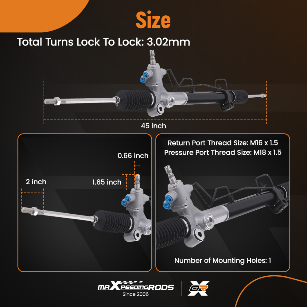 Power Steering RackPinion compatible for Toyota Camry V6 3.0L 1992-1999Lexus ES300