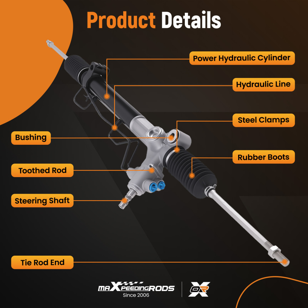 Power Steering RackPinion compatible for Toyota Camry V6 3.0L 1992-1999Lexus ES300