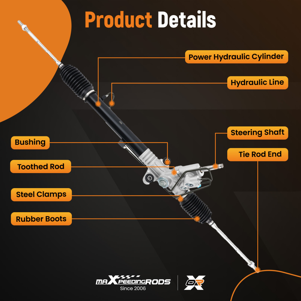 Power Steering RackPinion Assembly compatible for Subaru Impreza 2.5L 2008-2012 2013 2014