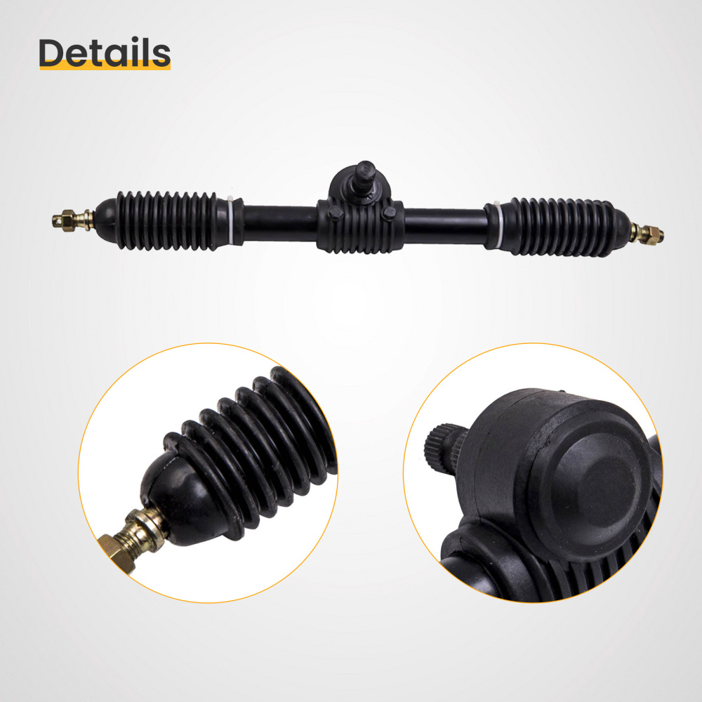 Universal 110cc Go Kart Steering Wheel Parts Assembly Set Adjustable Shaft