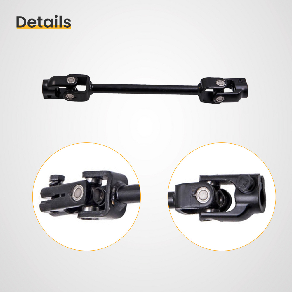 Universal 110cc Go Kart Steering Wheel Parts Assembly Set Adjustable Shaft