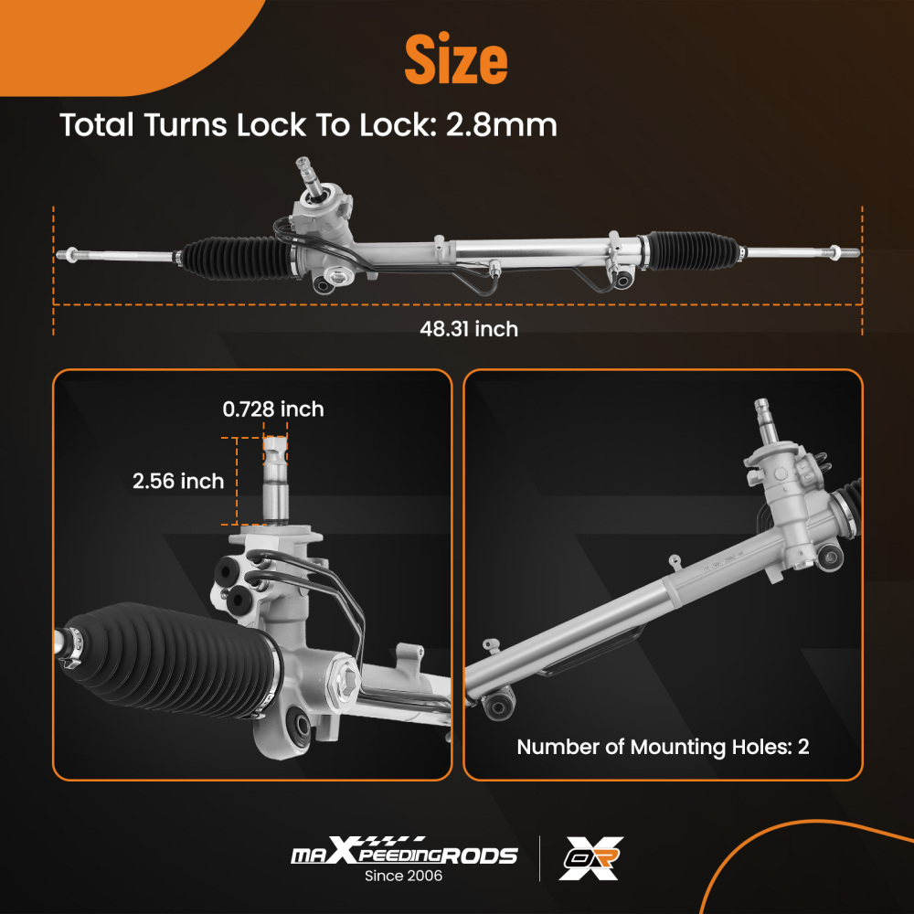 Timoneria Idraulico Servolenkgetriebe compatibile per Ford Fiesta V JD JH 2001-2008