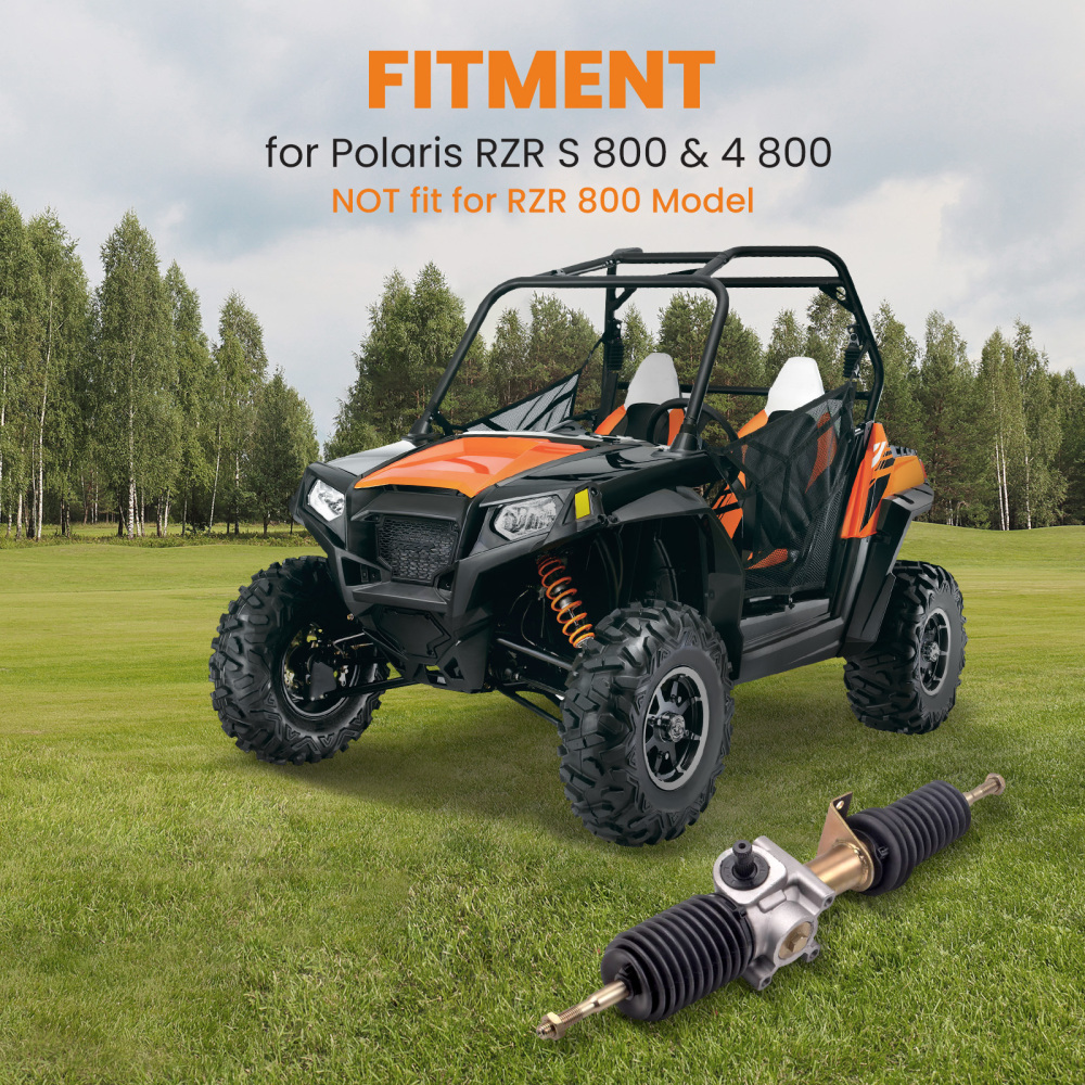 Steering RACK and Pinion Assembly w/TIE ROD ENDS compatible for Polaris RZR 800 EFI