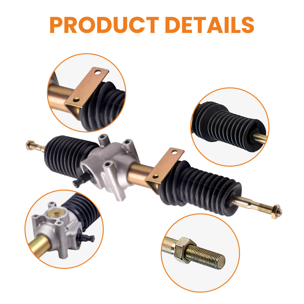 Steering RACK and Pinion Assembly w/TIE ROD ENDS compatible for Polaris RZR 800 EFI