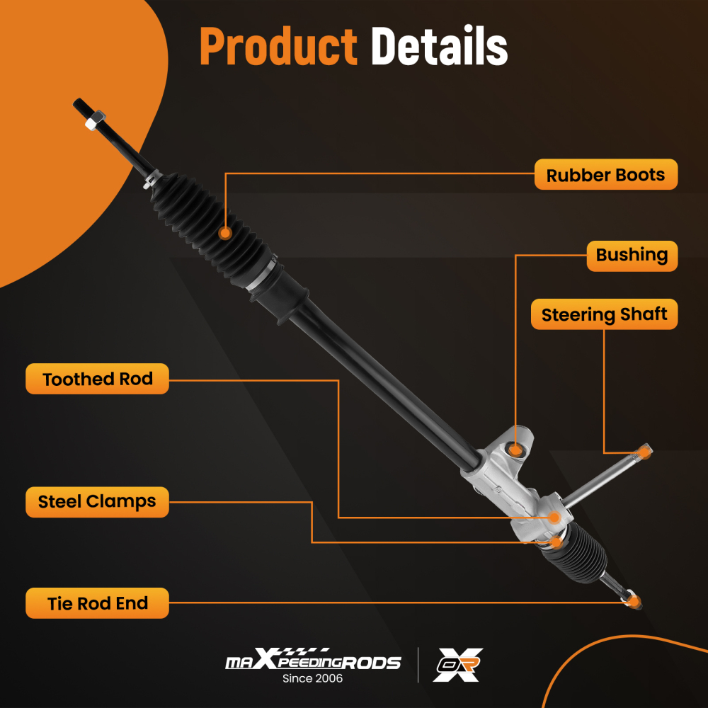 Manual Steering Rack Pinion For Civic compatible for Honda del Sol 1993-1997