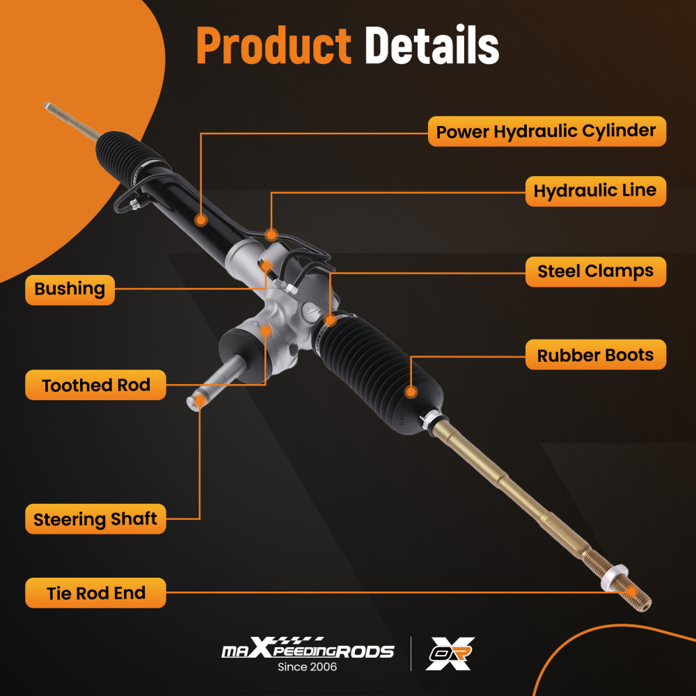 Power Steering Rack and Pinion compatible for Subaru Forester 2009-2013 2.5L 34110SC011
