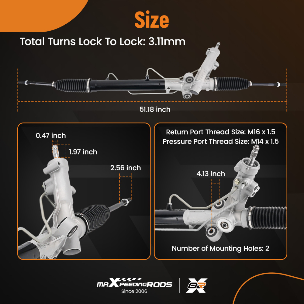 Sterzo Scatola compatibile per Mercedes-Benz Viano Vito Mixto W639 2003-2014 6394601200