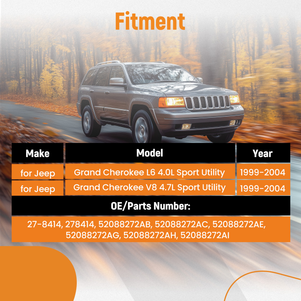 Scatola Sterzo compatibile per Jeep Grand Cherokee L6 4.0L V8 4.7LSport Utility 1999-2004