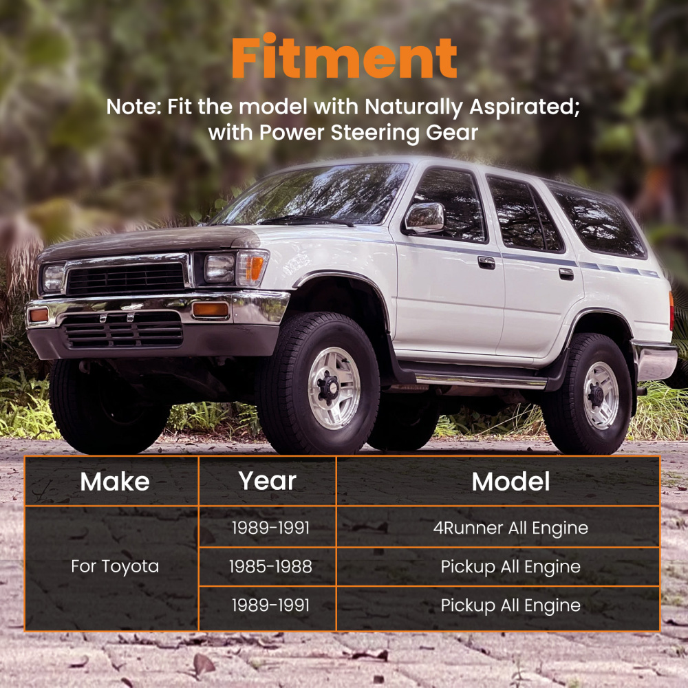 Power Steering Gear Box compatible for Toyota 4Runner 1989-1991 Pickup 1985-1991 4411035190