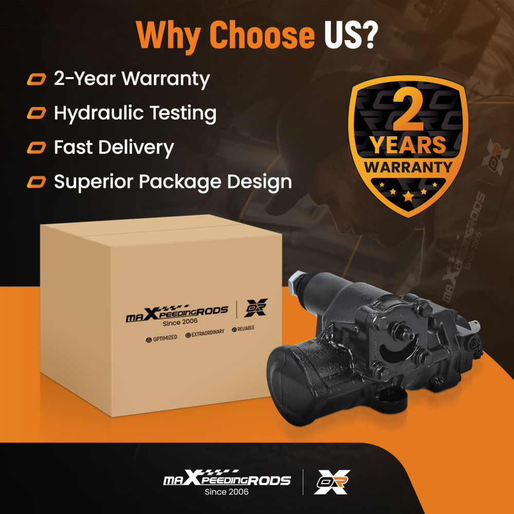 Power Steering Gearbox Gear Box compatible for Dodge Ram 2500 3500 4000 4WD Pickup 09-2012