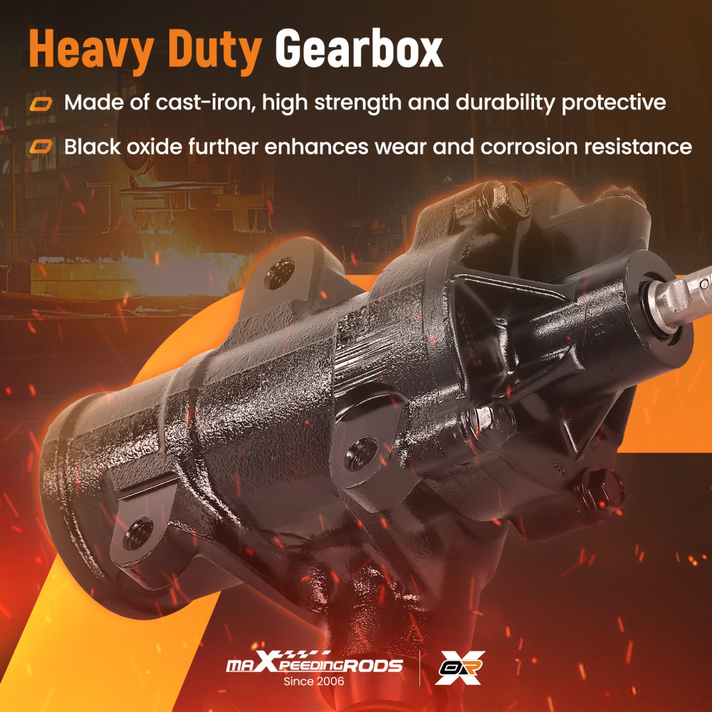 Power Steering Gearbox Gear Box compatible for Dodge Ram 2500 3500 4000 4WD Pickup 09-2012