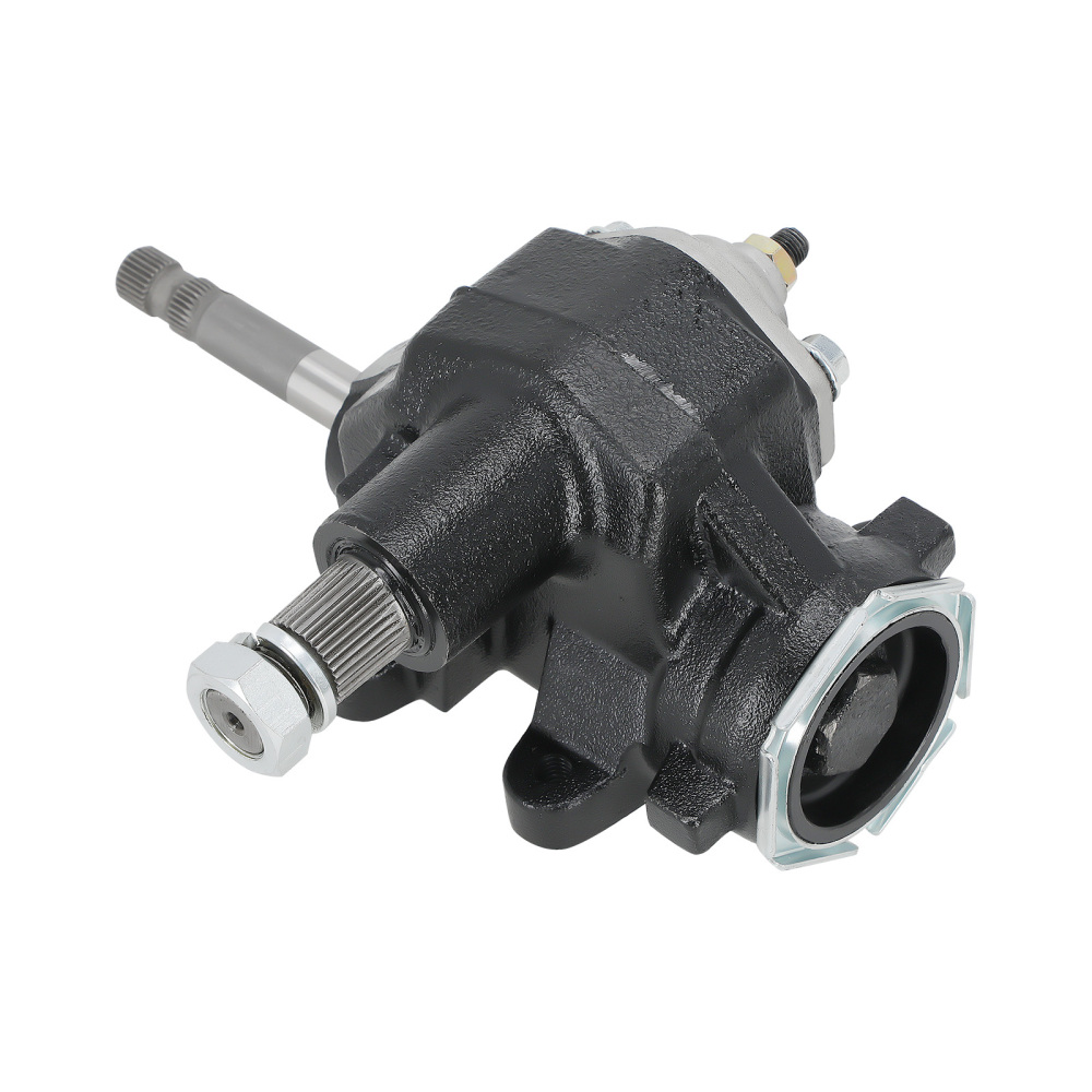 Manual Steering Gear Box w/ 3/4-30 Input Spline Black compatible for GM 1965-1991 91032277