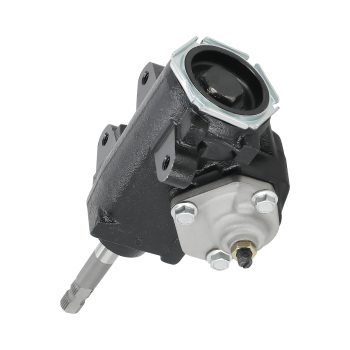 Manual Steering Gear Box w/ 3/4-30 Input Spline Black compatible for GM 1965-1991 91032277