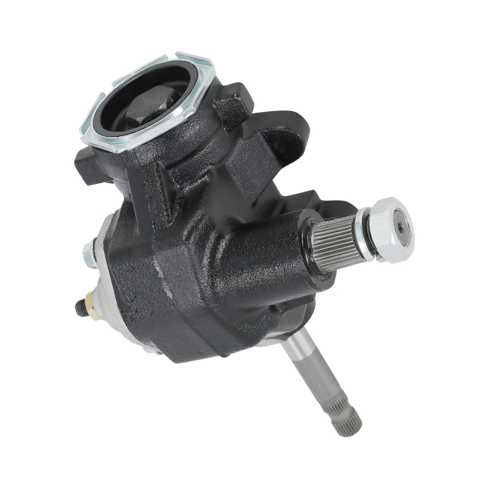 Manual Steering Gear Box w/ 3/4-30 Input Spline Black compatible for GM 1965-1991 91032277