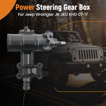 Power Steering Gear Box compatible for Jeep Wrangler JK JKU RHD 2007-2017 18200750-101