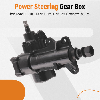 Power Steering Gearbox compatible for Ford F-100 1976 compatible for F-150 1976-1979 Bronco 1978 1979 4WD