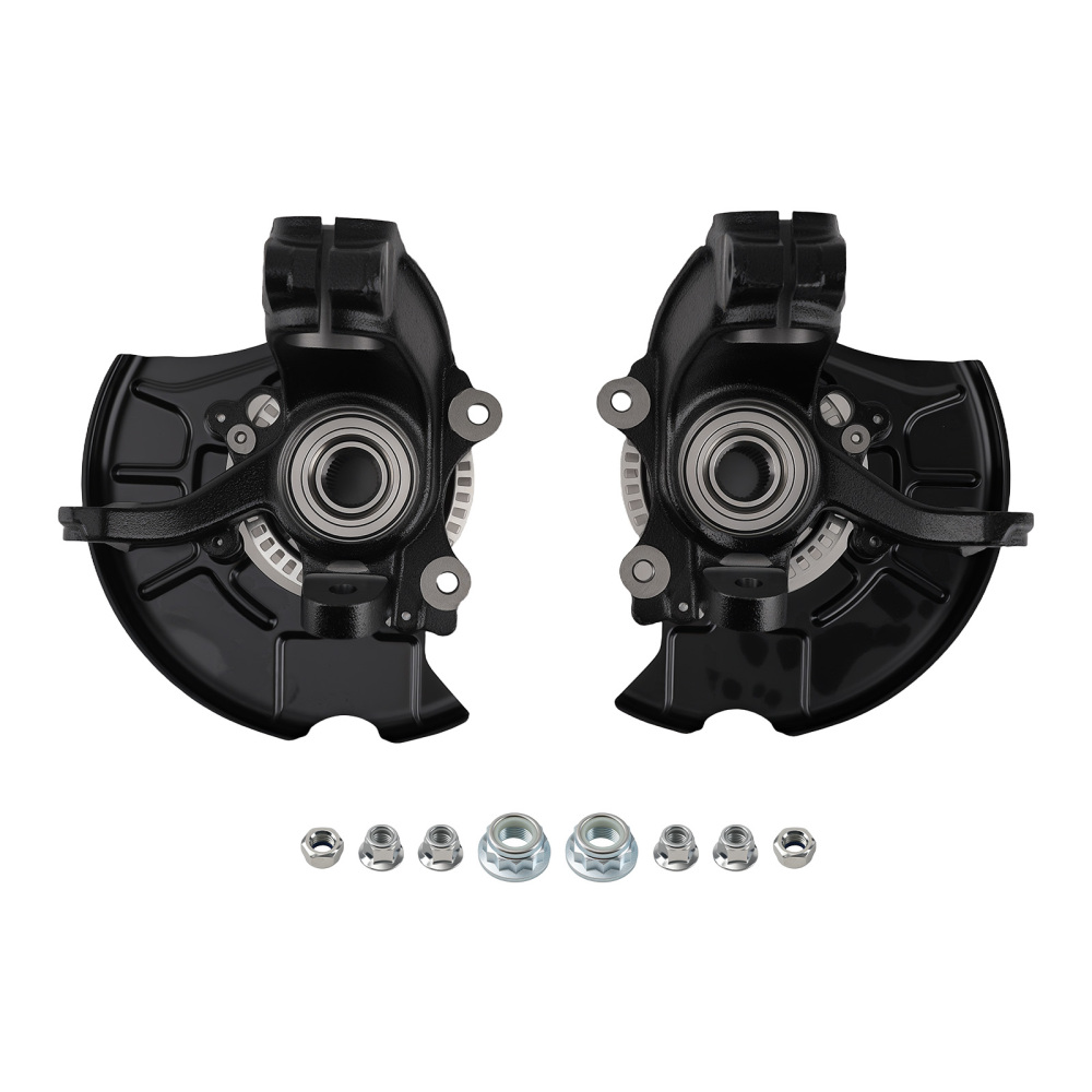 Front Steering Knuckle Hub Kit compatible for VW Beetle compatible for Golf Jetta 1999-2010 1J0407256AH