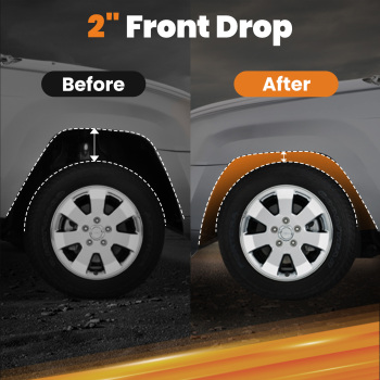 2 Drop Spindles compatible for Chevy Chevelle Malibu El Camino compatible for Pontiac GTO 64-72 