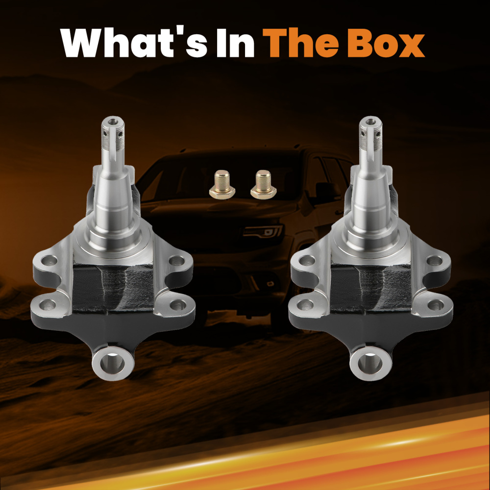 2 Drop Spindles compatible for Chevy Chevelle Malibu El Camino compatible for Pontiac GTO 64-72 