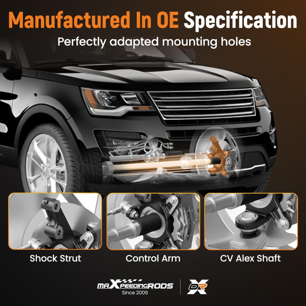 Front Passenger Hub Steering Knuckle compatible for Honda CR-V L4 2.4L 07-09 45255STKA00