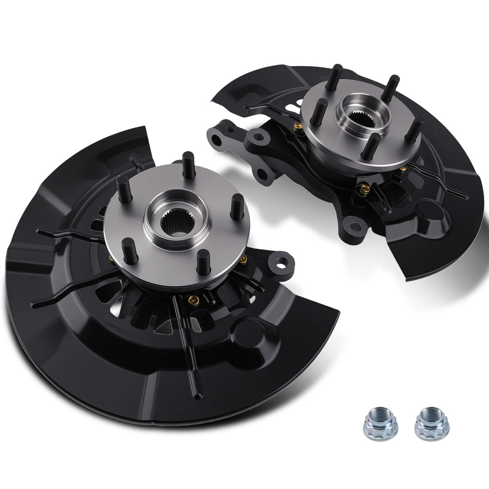 2x Front Steering KnuckleWheel Hub compatible for Toyota Camry Avalon V6 3.5L 2012-2017