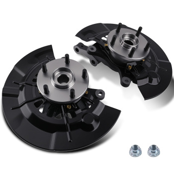 2x Front Steering KnuckleWheel Hub compatible for Toyota Camry Avalon V6 3.5L 2012-2017
