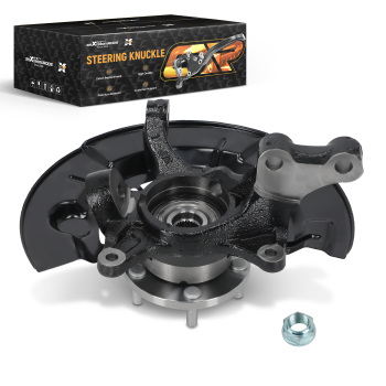 Front Left Steering Knuckle+Wheel Hub Bearing compatible for Toyota Camry 15-17 SE XSE 2.5L