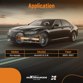 Front Steering KnuckleWheel Hub Bearing Assembly compatible for Honda Accord KA698400