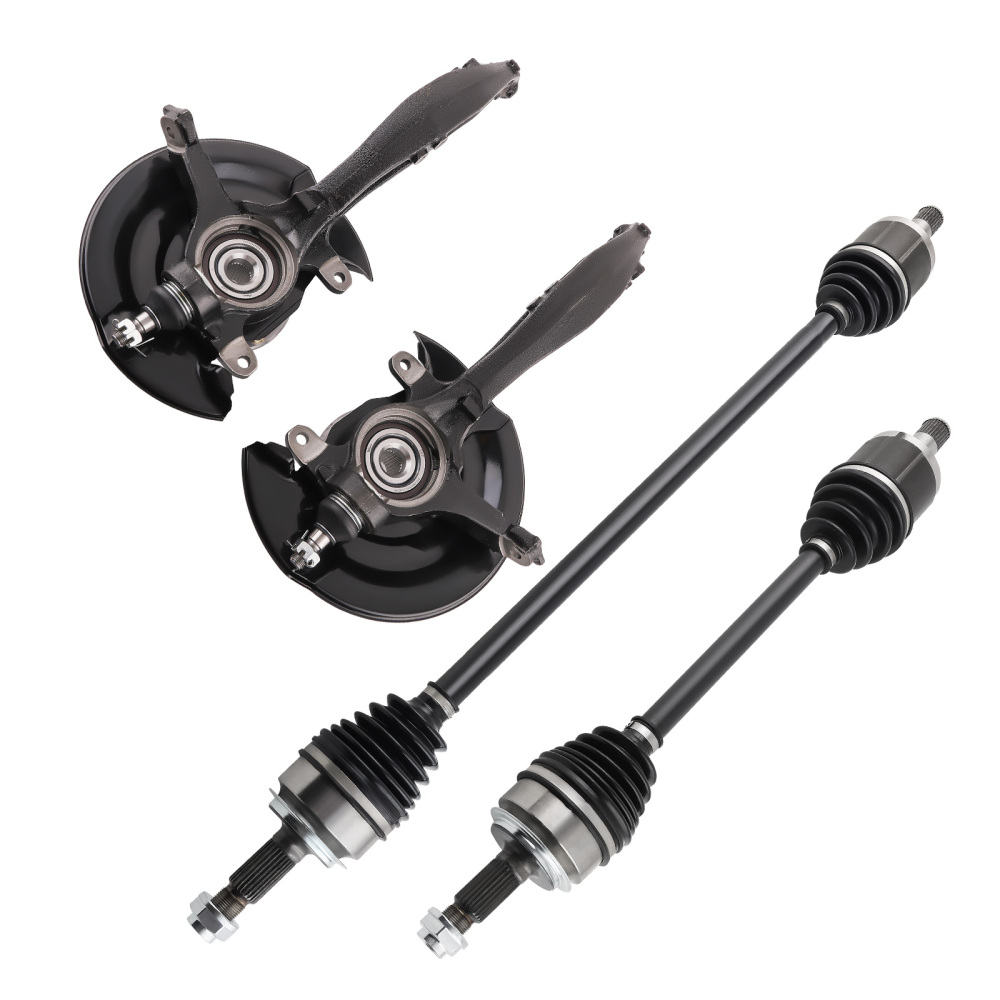 Front CV AxlesWheel HubsBearings compatible for Honda Accord 2003 - 2007 66-4217