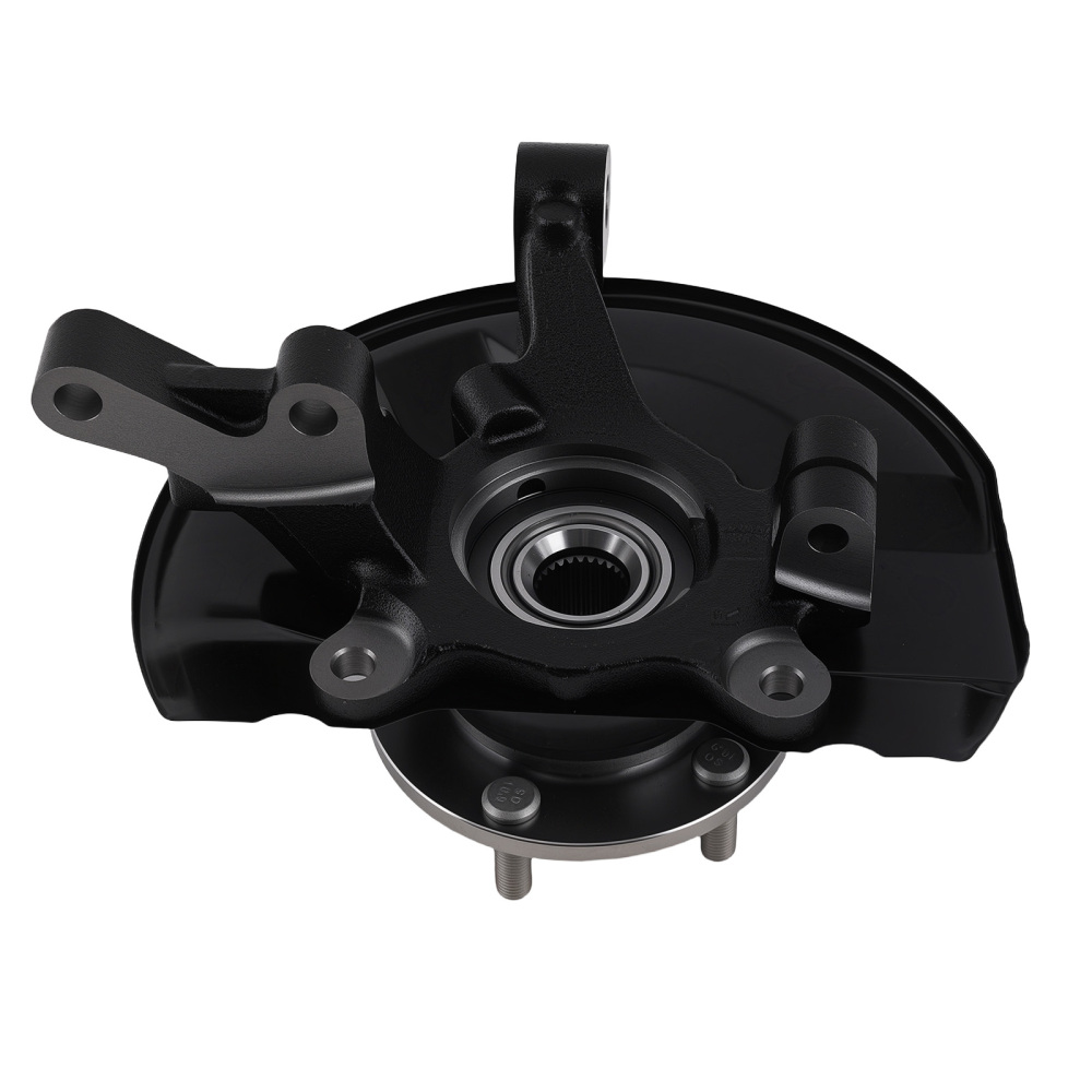 Front Right Steering Knuckle+Wheel Bearing Hub Assembly compatible for Jeep 7-17 compatible for Dodge 7-12