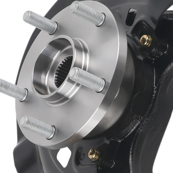 2x Front Wheel Hub Bearing Steering Knuckle Assembly compatible for Toyota Sienna 2004-2010