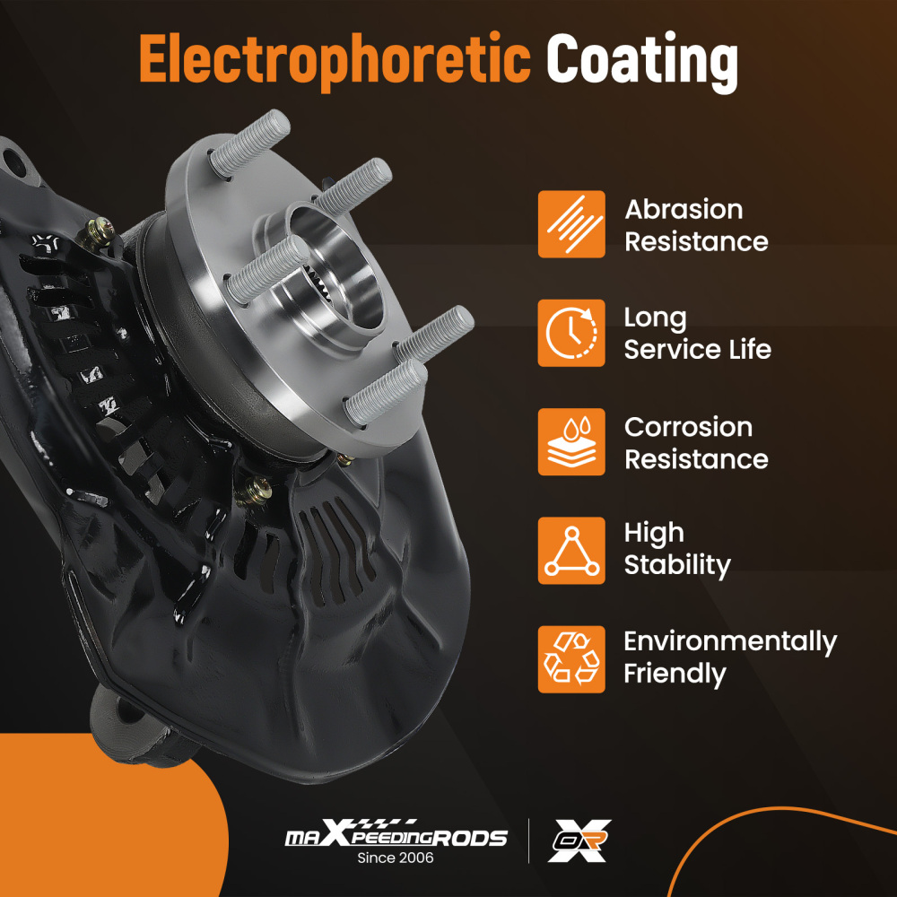 Front Right Knuckle Wheel Hub Bearing compatible for Toyota Highlander 2014-2017 698-432