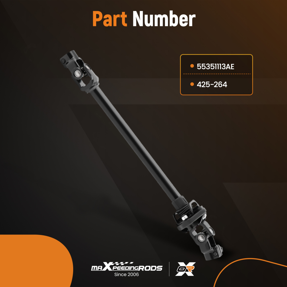 Steering Column Intermediate Shaft For 95 96-2002 compatible for Dodge Ram 1500 2500 3500 4WD