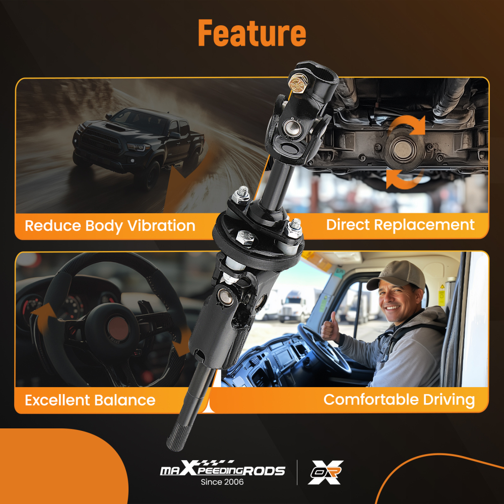 Lower Intermediate Steering Column Shaft w/ Coupler compatible for Suzuki Vitara/Compatible for Chevy Tracker