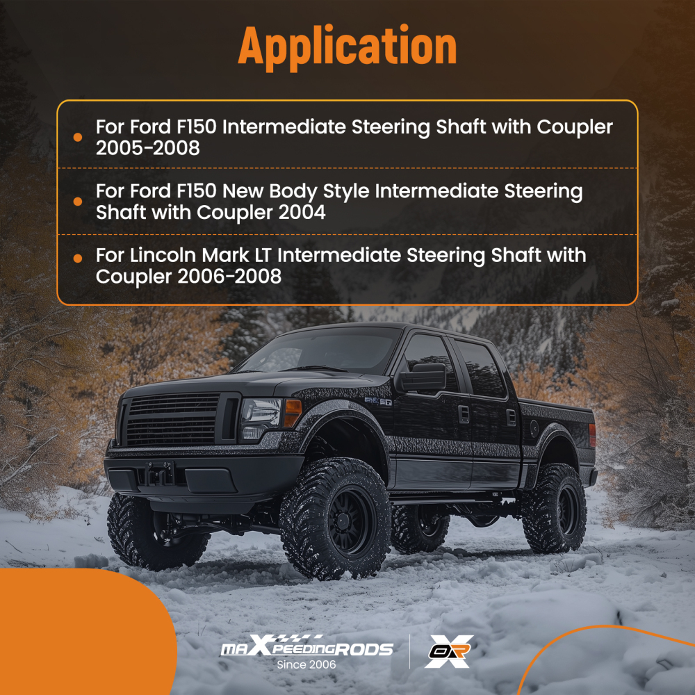 Compatible for Ford F150 Truck 2005 2006 2007 2008 Lower Intermediate Steering Shaft Coupler