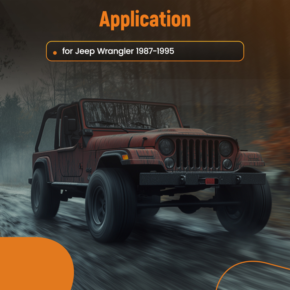 Steering Shaft Lower Crown compatible for Jeep Wrangler 87-95 52007017